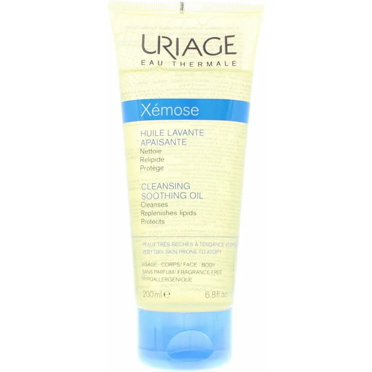Uriage Xémose Cleansing Soothing Oil Reinigungsschaum-Öl zur Beruhigung der Haut 200 ml