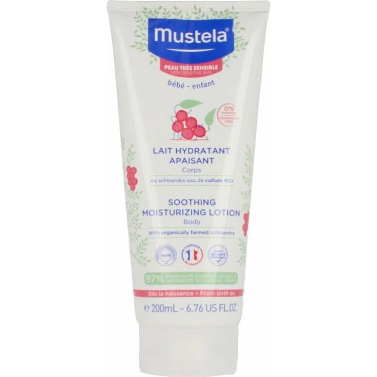 Mustela Bébé Soothing Moisturizing Lotion Hydratations-Körpermilch für empfindliche Haut 200 ml
