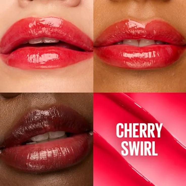 MAYBELLINE NEW YORK Lifter Glaze Lippenbalsam, feuchtigkeitsspendend mit hohem Glanz, Farbton 004 Cherry Swirl, 2.8 g – Bild 2
