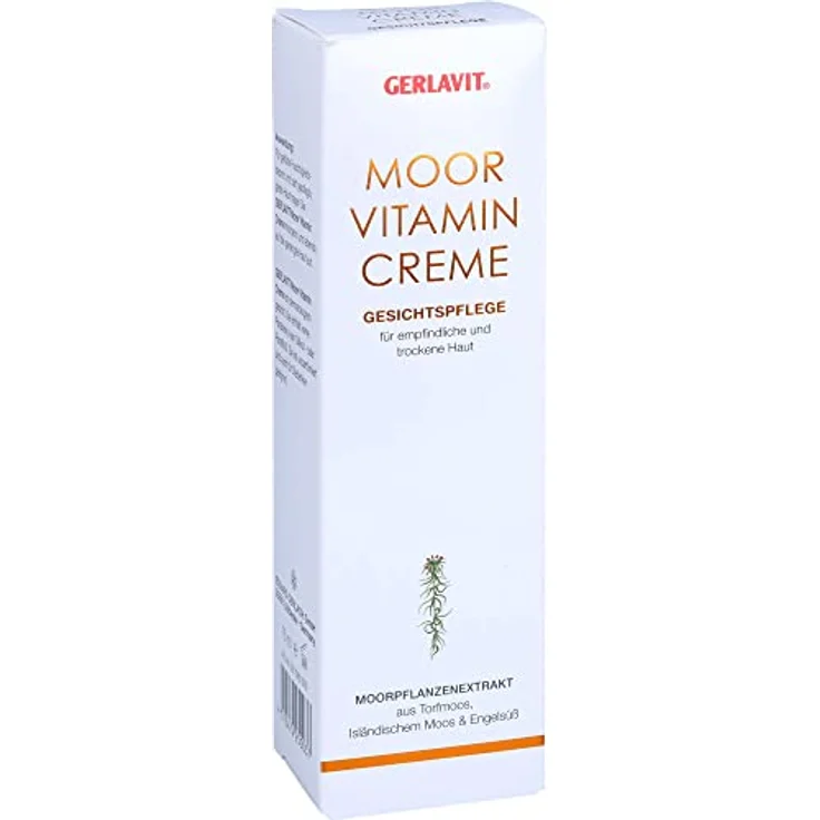 EDUARD GERLACH Gerlavit Moor Vitamin Creme 75 ml, Pflegecreme mit Jojoba- und Avocadoöl für empfindliche Haut – Bild 5