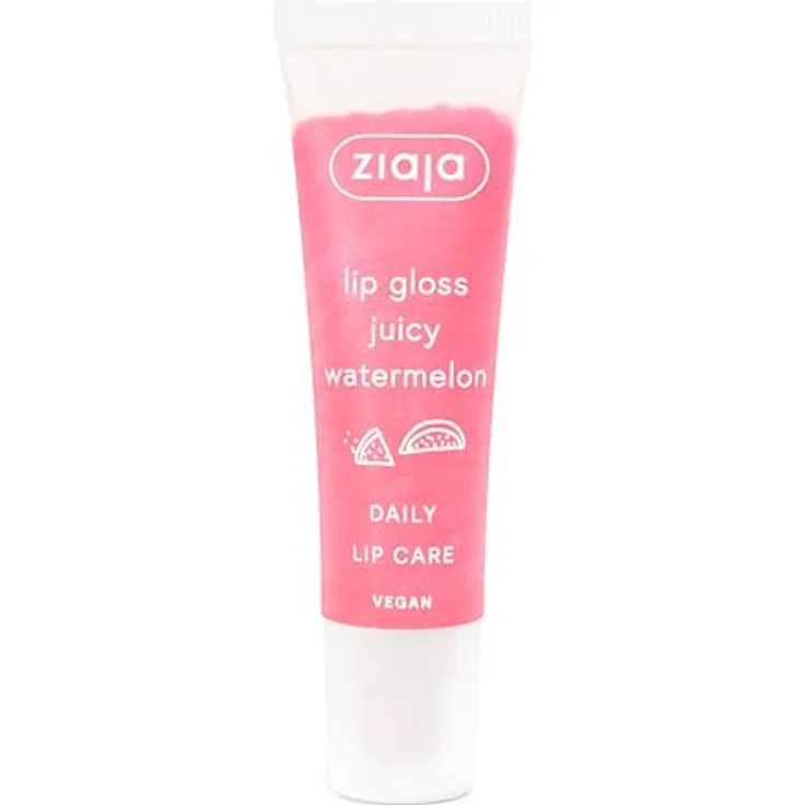 Ziaja Juicy Watermelon Lipgloss Lippenbalsam, veganes Produkt mit intensivem Wassermelonenaroma, 6+ Jahre – Bild 4