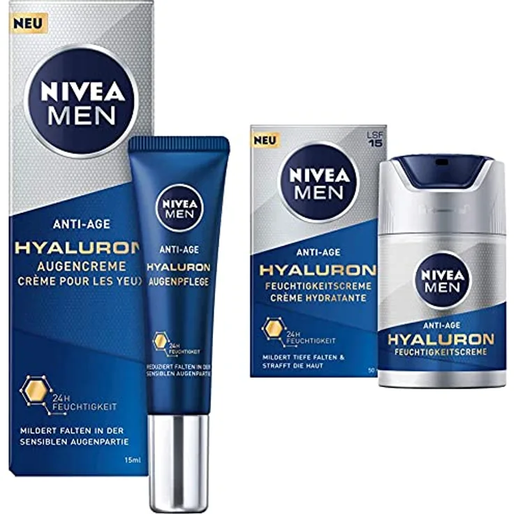 Nivea Men Anti Age Hyaluron Augencreme für Herren 15 ml