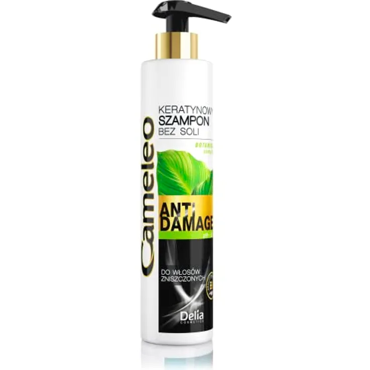 Cameleo - Keratin Haarwaschmittel - für Geschädigtes, Trockenes, Raues Haar - Regenerierende Reparaturbehandlung & Pflege mit biomimetischem Keratin & Arganöl, Hitzeschutz - salz frei - 250ml