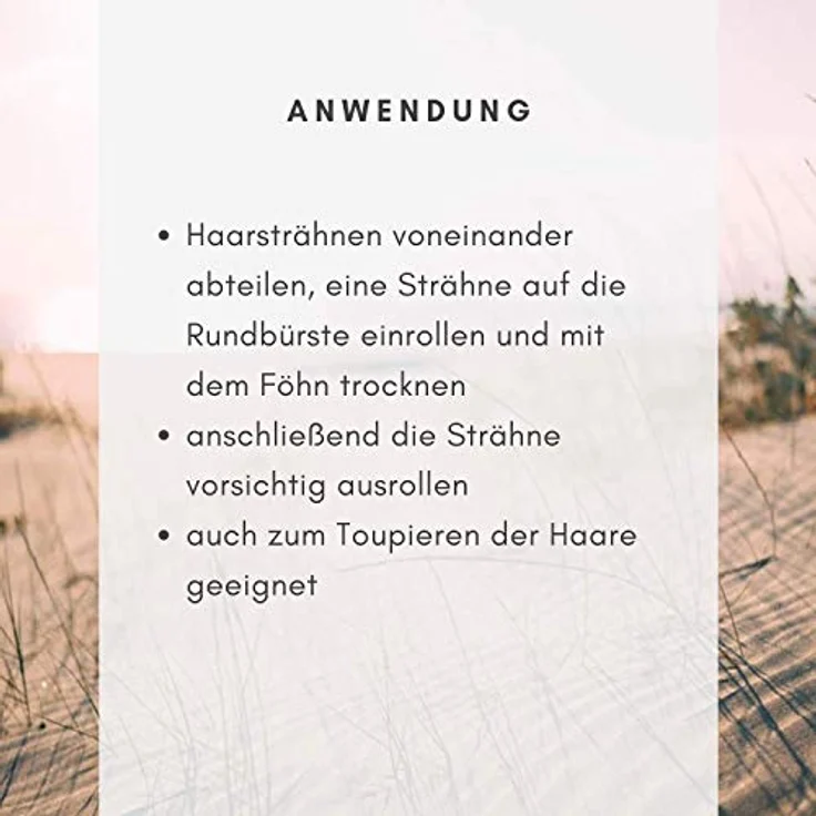 genuine haircare VOLUME STYLER S Rundbürste für 6-12 cm Haar, ultraleicht mit Ceramic Thermo-Hülse, antistatischen Pins, für Volumen-Styling, schwarz – Bild 5