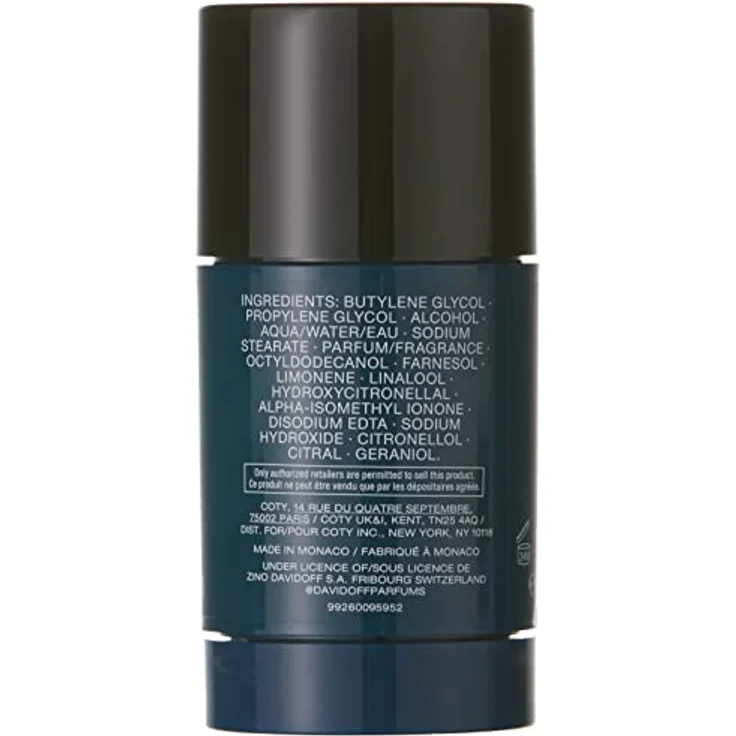 Davidoff Cool Water Deodorant Stick ohne Aluminiumsalze 75 ml – Bild 2