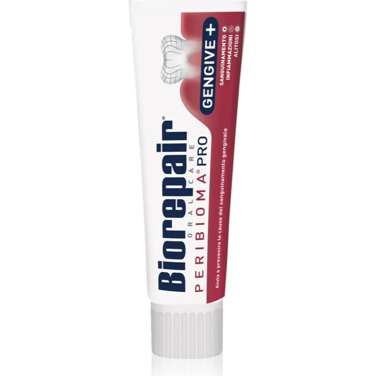 Biorepair Peribioma Pro Zahnpasta, 75 ml, Schutz für Zahnfleisch und empfindliche Zähne