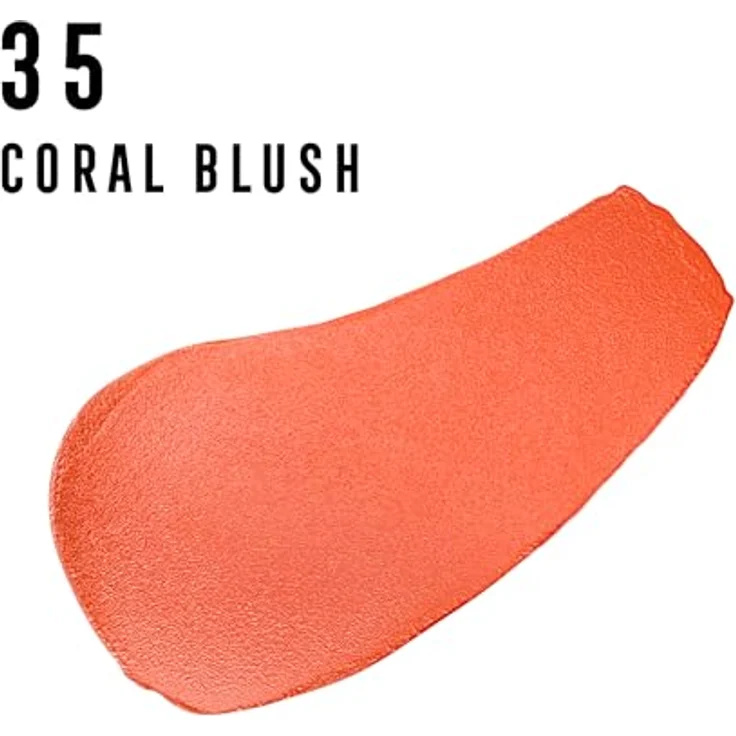 Max Factor Miracle Pure Luminous Touch Blush Balm, 35 Coral Blush, cremiger Rouge mit leuchtendem Finish, vegane Formel, 6 g – Bild 3