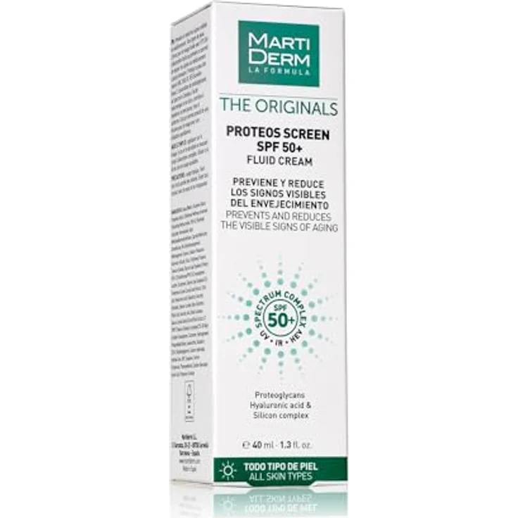Martiderm The Originals Proteos Screen SPF50 + Fluid Cream 40 ml, Sonnencreme – Bild 2