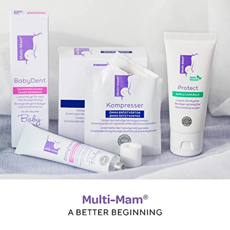 Multi-Mam Brustwarzenbalsam 10 ml für stillende Mütter mit trockenen und rissigen Brustwarzen – 100% unbedenklich für Mutter & Baby - Pflegende vegane Alternative zur Lanolin Brustwarzensalbe Stillen – Bild 5