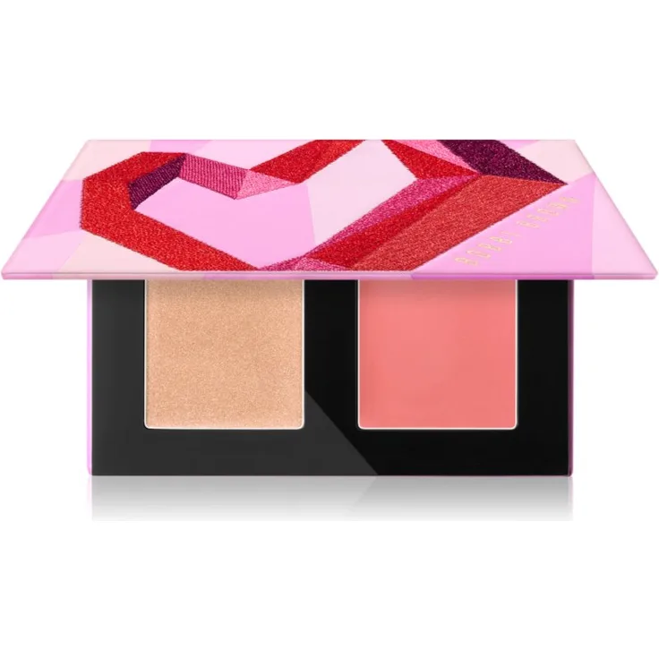 Bobbi Brown Threads of Love Cream Glow Highlighter + Pot Rouge Palette, Rouge- und Highlighter-Duo, Farbton Peach, 4 g