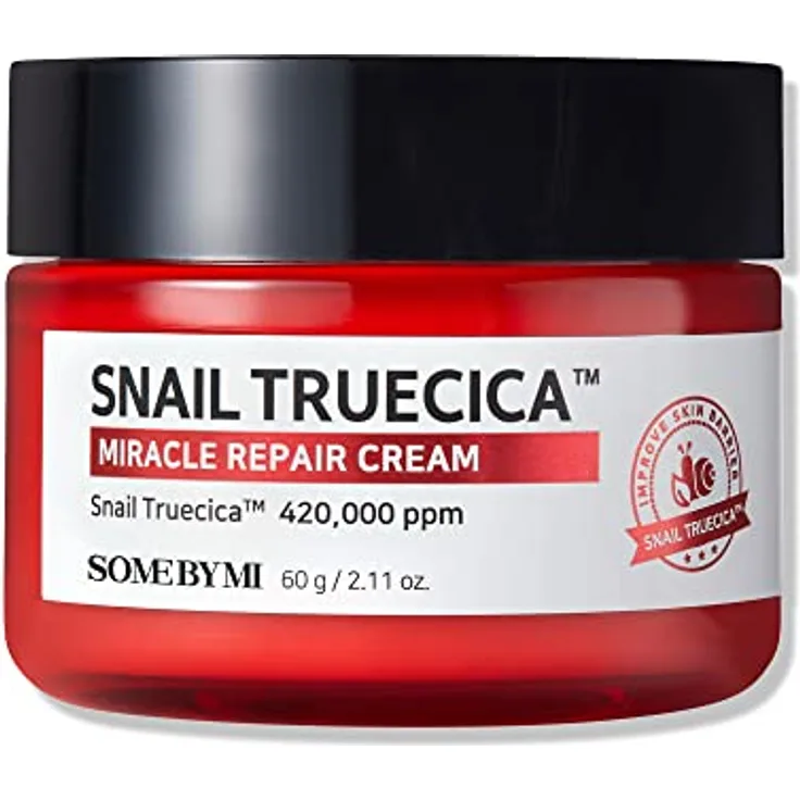 SOME BY MI Snail TrueCICA Miracle Repair Cream, Gesichtscreme zur Regeneration und Beruhigung der Haut, Whitening, 50ml
