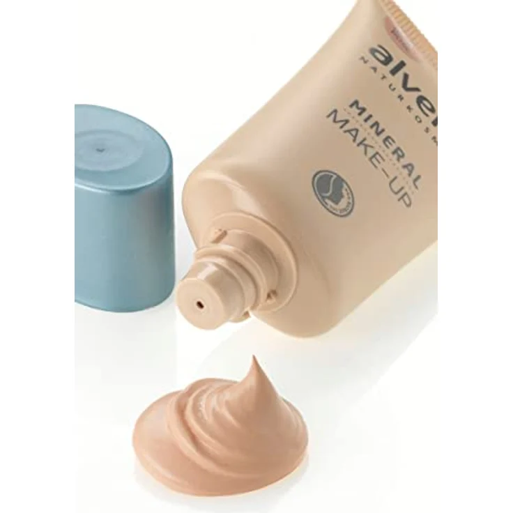 alverde NATURKOSMETIK vegan Mineral Make-up beige rosé 03, 30 ml – Bild 2