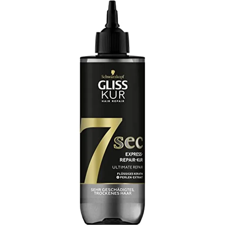 GLISS KUR Haarkur GLISS KUR Haarkur 7Sec Express-Repair-Kur Ultimate Repair Haarkur 200 ml