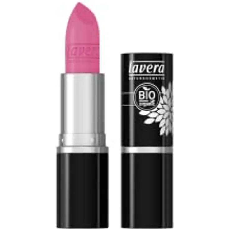 lavera Lippenstift Beautiful Lips - Watermelon Pink 48 - zart & cremig - Natural & innovative Make up - Bio Pflanzenwirkstoffe - Lipstick - Naturkosmetik 4.5 g