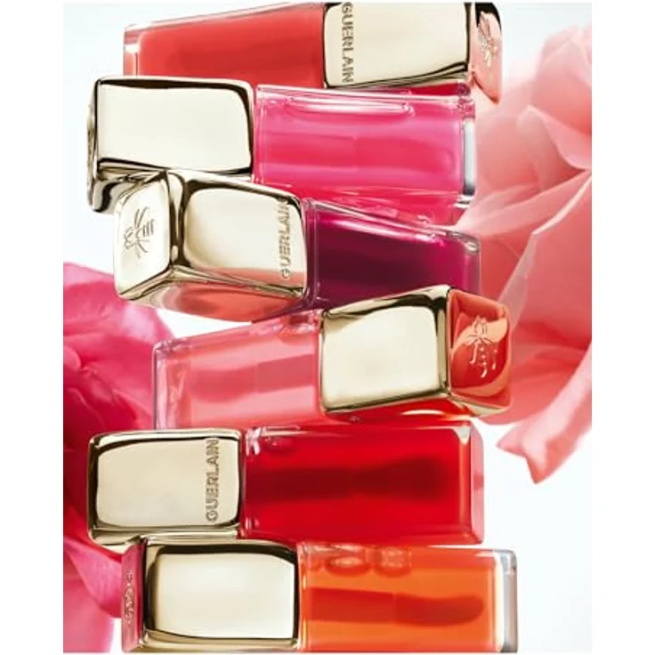 GUERLAIN KissKiss Bee Glow Oil Colour Reviving Lip Plumping Oil - 458 Rose Pop Glow 9,5 ml – Bild 8