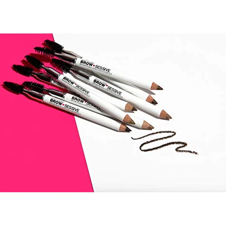 wet n wild Brow-Sessive Brow Pencil, Augenbrauenstift mit präziser Anwendung und Spoolie-Bürste, 1 g, Dark Eyebrown – Bild 18