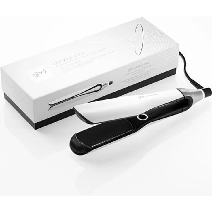 ghd Chronos Max Glätteisen – 185°C, Schnellaufheizfunktion, 30 Sek. Aufheizzeit, ideal für lange Haare - Weiß – Bild 2