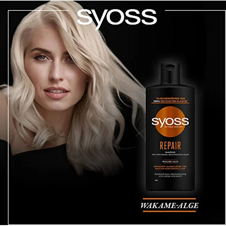 syoss Haarpflege syoss Haarpflege Repair Shampoo Haarshampoo 440 ml – Bild 3
