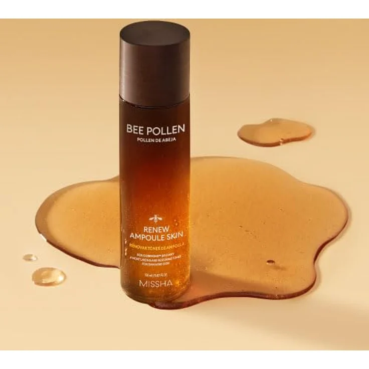 Missha Bee Pollen Renewing Skin Serum, Gesichtsserum mit Bienenpollenextrakt, 150 ml – Bild 2