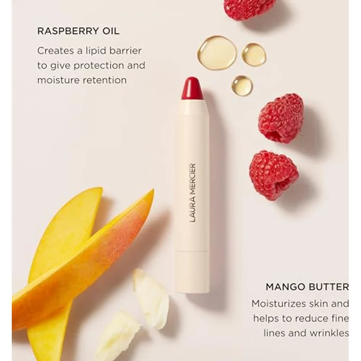 Laura Mercier Petal Soft Lipstick Crayon, Lippenstift mit schwerelosem Tragegefühl, 1,6 g, Farbe 341 Simone – Bild 7