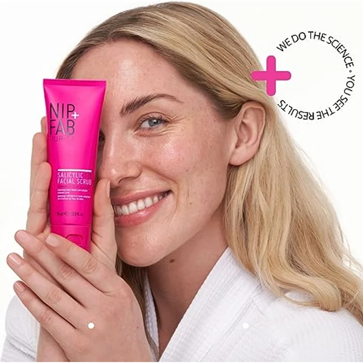 Nip + Fab Salicylic Acid Fix | Gesichtspeeling mit Salicylsäure | Vitamin E | Vulkangestein | Reinigungspeeling | Porenreinigung | Talgkontrolle | 75 ml – Bild 3