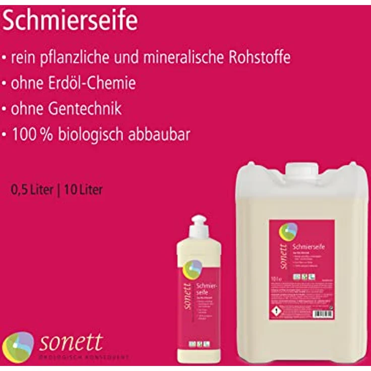 Sonett Schmierseife 500 ml für Normale Haut geeignet – Bild 2
