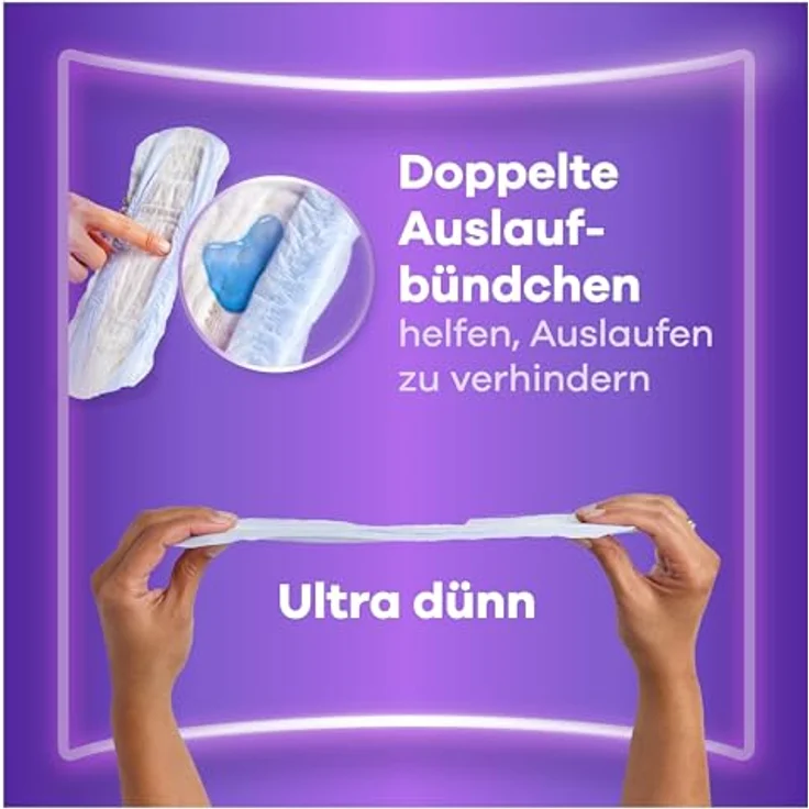 Always Discreet Inkontinenzeinlagen Normal, 12 Stück, jederzeit diskret und sicher, mit RapidDry-Kern und Geruchskontrolle – Bild 3