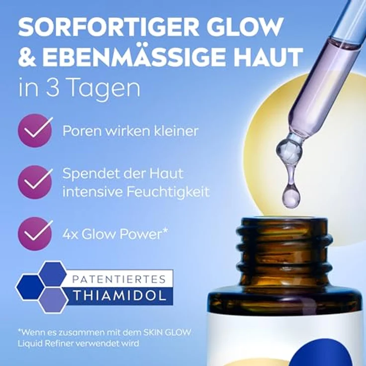 Nivea LUMINOUS630® Skin Glow Instant Glow Serum, 30 ml, mit Thiamidol® gegen Pigmentflecken, für strahlende Haut – Bild 2