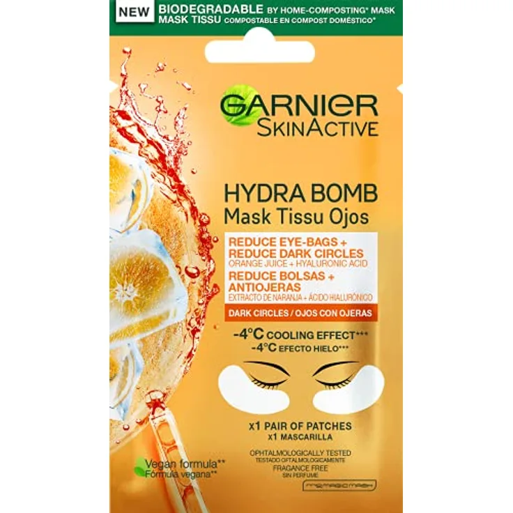 GARNIER Skin Active Anti-Fatigue Augenmaske, 2 Patches, 31,8 g