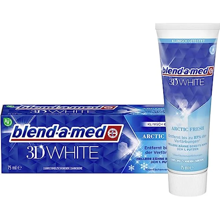 Blend-a-med 3D WHITE Zahncreme Arctic Fresh, 75 ml – Bild 1