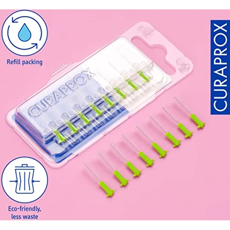 Curaprox CPS 011 prime Interdentalbürsten Refill 8 Stück, zur gründlichen Zahnzwischenraumreinigung – Bild 4