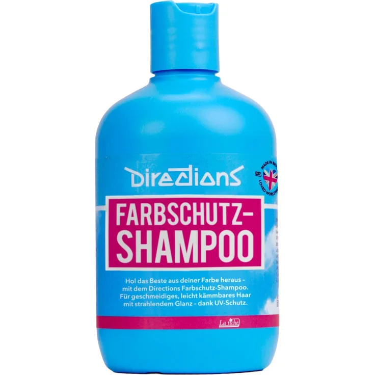 Directions Farbschutz-Shampoo 350 ml, für geschmeidiges Haar mit UV-Schutz und strahlendem Glanz