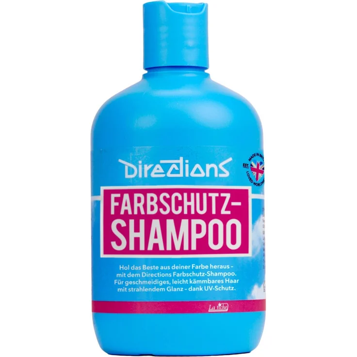 Directions Farbschutz-Shampoo 350 ml, für geschmeidiges Haar mit UV-Schutz und strahlendem Glanz