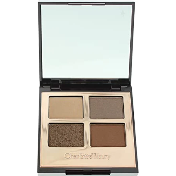 Charlotte Tilbury Luxury Palette, Lidschattenpalette Farbton The Golden Goddess, 5.2 g, mit schimmernd mattem Effekt für vielfältige Make-up-Looks – Bild 3