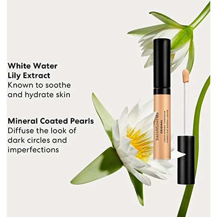 bareMinerals Liquid Mineral Concealer, veganer Concealer mit mittlerer Deckkraft, 6 ml – Bild 5