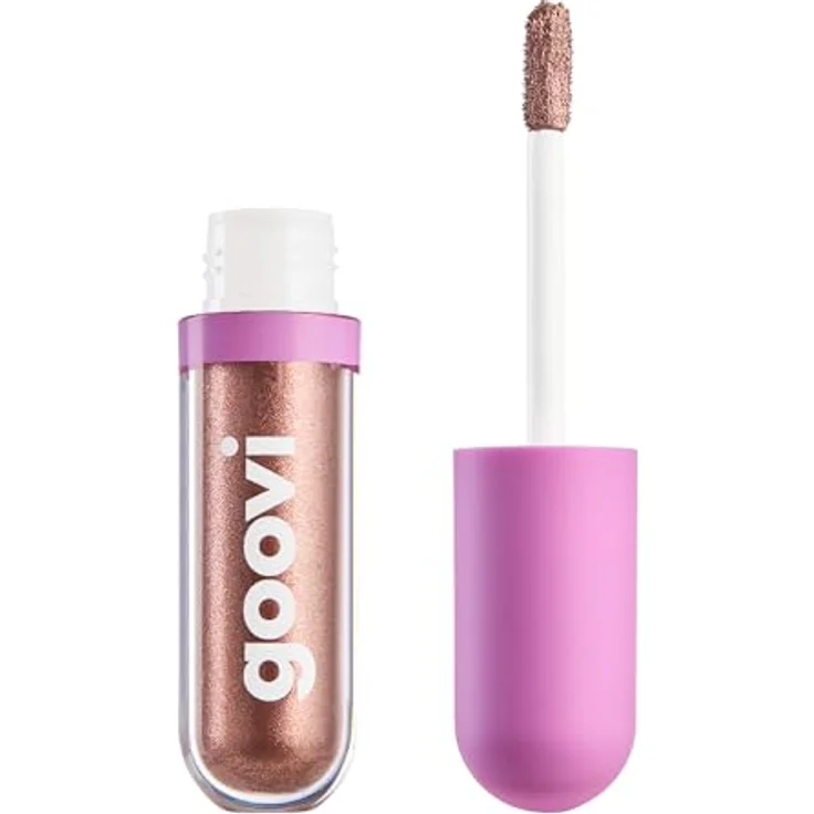 GOOVI Blink Date Liquid Eyeshadow, Strahlender Mousse-Lidschatten in neutralem Rosé mit 3D-Glanz, 4,5ml – Bild 3