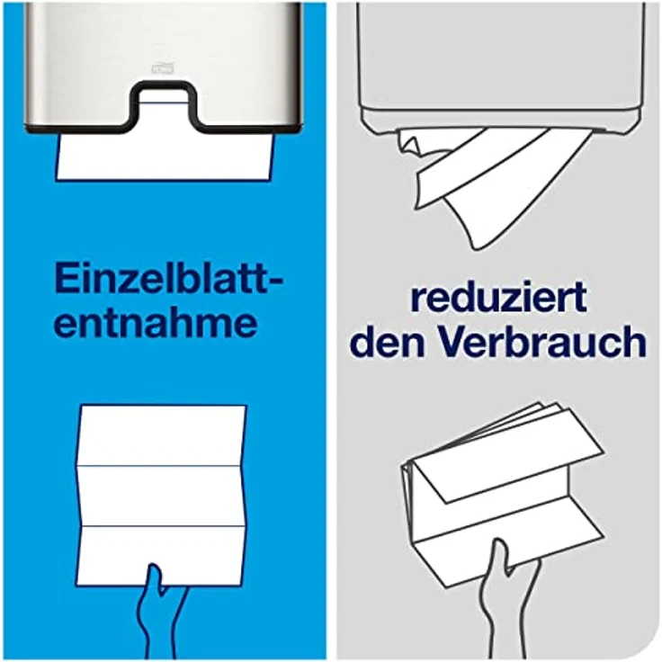 Tork Papierhandtücher Xpress Advanced, 120398, H2, 2-lagig, Interfold-Falz, 21,2 x 25,5cm, 3780 Stück – Bild 7