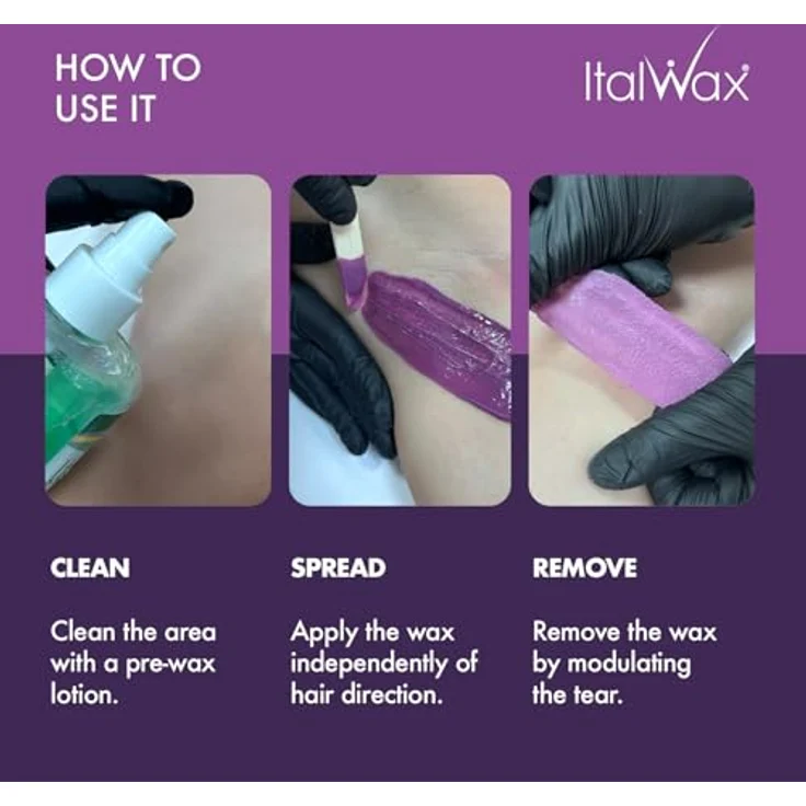 Italwax Wachsperlen Plum 1 kg Heißwachs – Bild 6