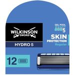 Wilkinson Sword Men Hydro5 Skin Protection Regular Ersatz-Rasierklingen 12 Stück