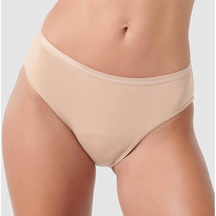 Siegmund Care 3x Damen Slip hautfarben | Waschbare und wiederverwendbare Hygieneunterwäsche mit bis zu 60ml Saugfähigkeit | Größe 3XL | bei Blasenschwäche, Beckenbodenschwäche und Tröpfchenverlust – Bild 3