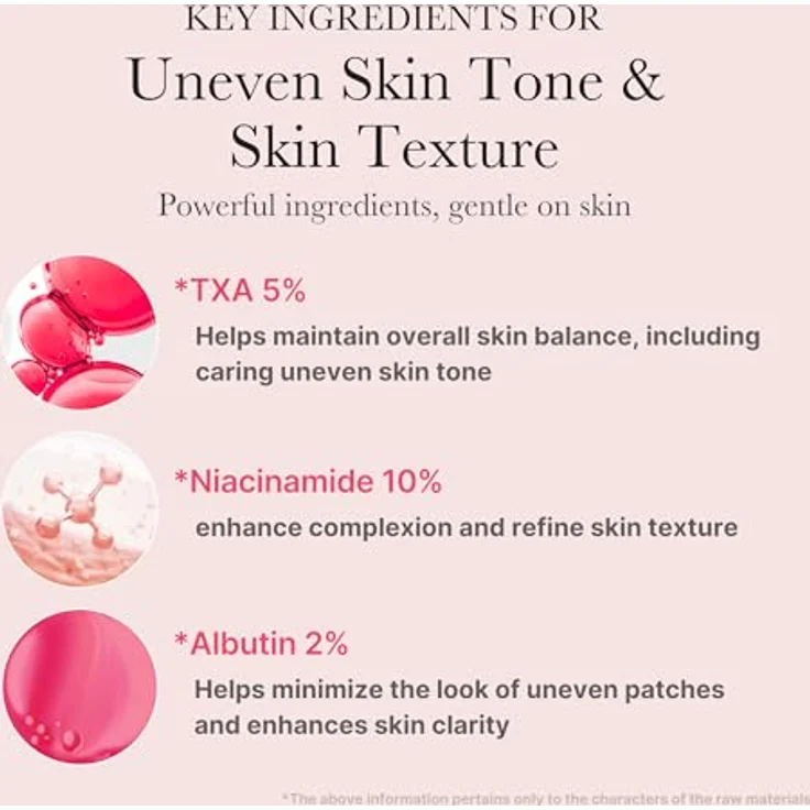 Medicube TXA Niacinamide 15 Serum 30 ml, Gesichtsserum mit 15% Wirkstoffkomplex, vegan, parfümfrei für strahlend ebenmäßige Haut – Bild 4