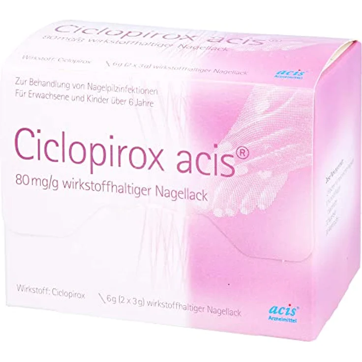 Ciclopirox Acis 80 mg/g wirkstoffh. Nagellack – Bild 2