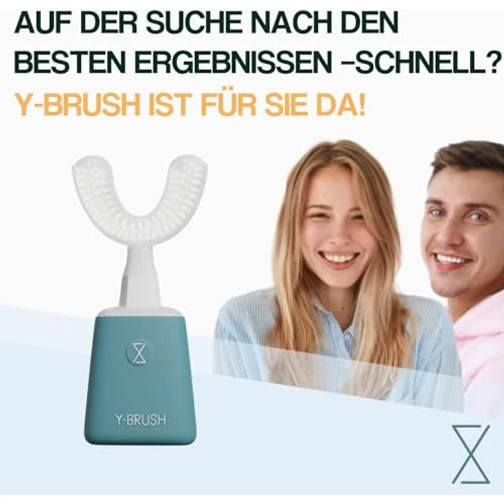 Y-Brush Y-Brush NylonStart 2024, Elektrische Zahnbürste mit 2-in-1-Doppelwirkung und Zungenreiniger – Bild 2