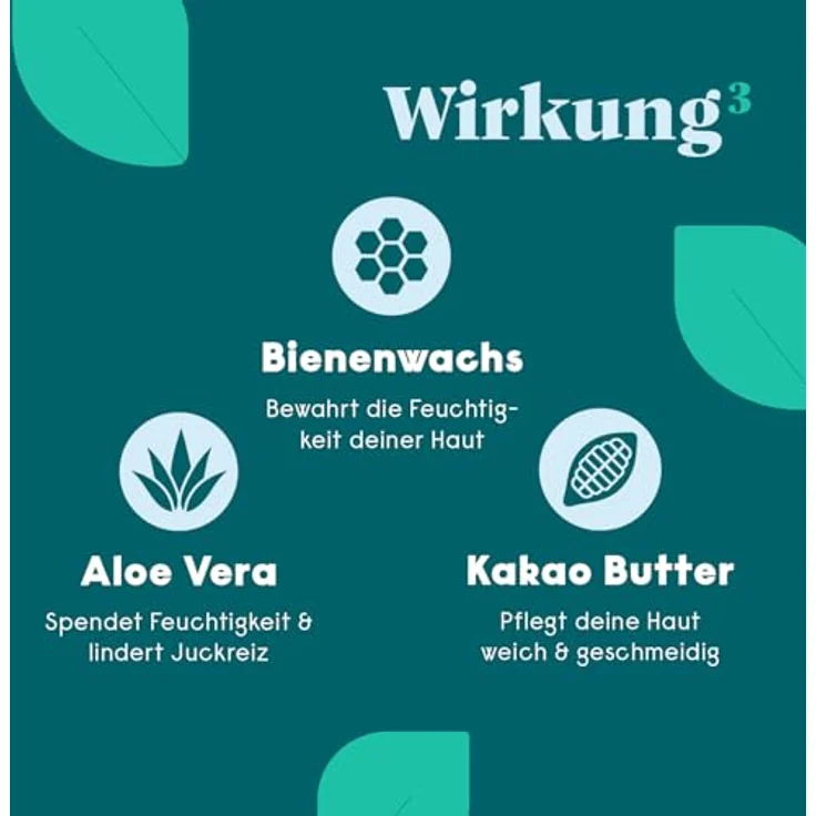 forpeople Körperbutter 40g, Bio Körper Creme mit Sheabutter & Bienenwachs, vegane Pflege für trockene Haut, handgemacht in Deutschland – Bild 3