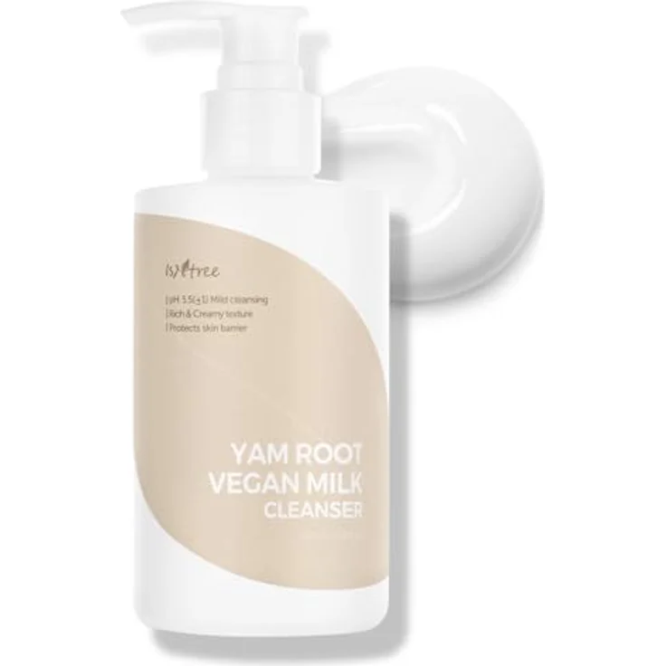 IsNtree Yam Root Vegan Milk Cleanser 220 ml, 7,43 fl.oz | Reiniger mit reichhaltiger und cremiger Textur, schützt die Hautbarriere – Bild 1