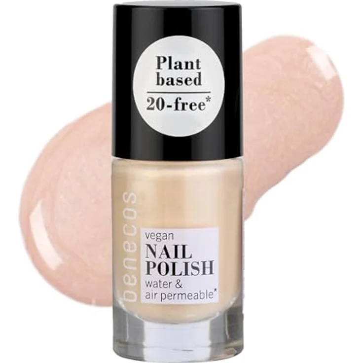 Benecos Nail Polish Sharp, Farbton: Rosa 5 ml, Farbton: Rosa – Bild 2