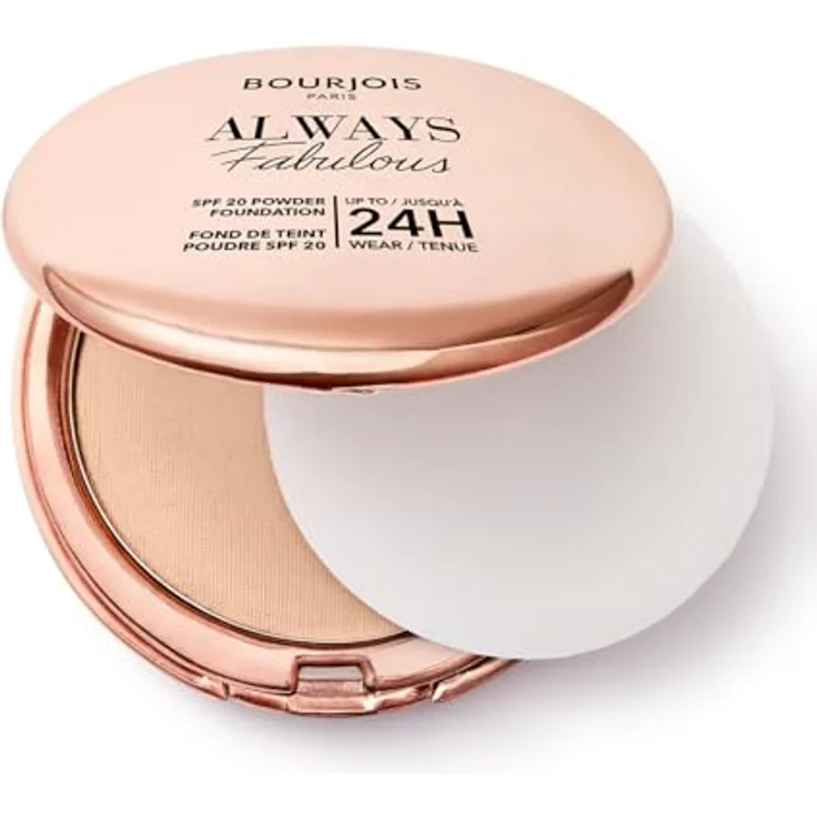 Bourjois Always Fabulous Pulver 300 Rose Sand, 7 g - Mattes Finish mit 24-Stunden Abdeckung und Hyaluronsäure – Bild 2