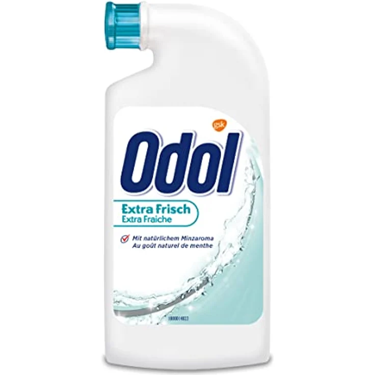 Odol-med 3 Mundwasser extra frisch, 125 ml, für ein strahlend sauberes Lächeln – Bild 2