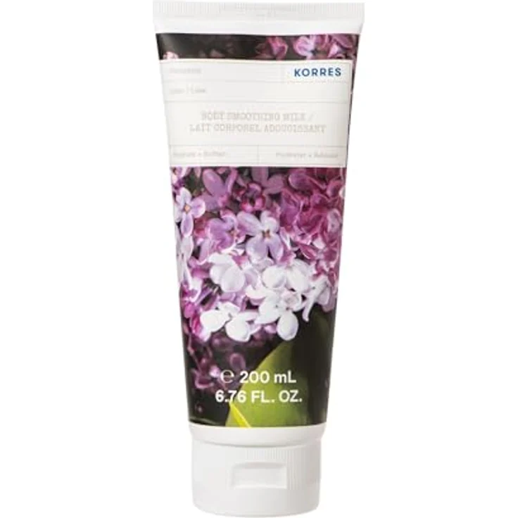 Korres Lilac Bodylotion, 200 ml, feuchtigkeitsspendende Lotion mit Blumenduft für Damen – Bild 1