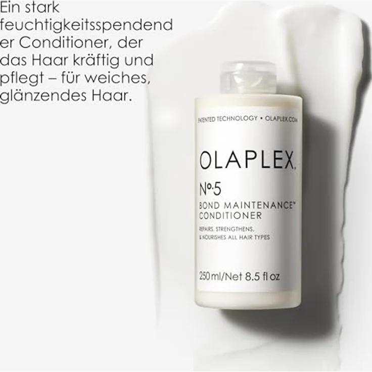 Olaplex No 5 Bond Maintenance Conditioner, Repariert, Stärkt Und Pflegt Alle Haartypen, Hinterlässt Ein Weiches Haargefühl Und Verleiht Glanz, 1000ml – Bild 2